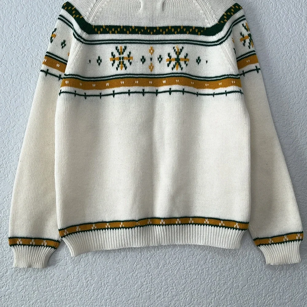 Vintage 70s JCPenney Acrylic Fair Isle Swester